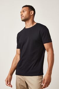Camisetas de cuello redondo marrón para hombre, atuendo para verano, Camiseta ajustada de algodón 100% regular fit - Product Image 6