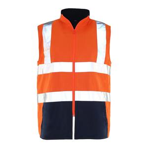 Chaleco de Seguridad Reflectante de Alta Visibilidad Morado, Uniforme de Trabajo de Construcción, Chaleco de Rescate de Seguridad 100% Poliéster con Logotipo y Múltiples Bolsillos - Product Image 6
