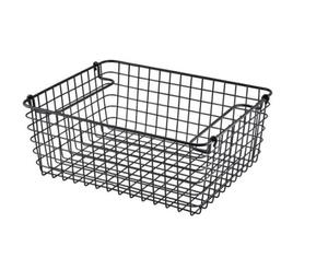 Diseño de lujo Calidad superior Estilo único Metal Hierro Negro Acabado Cesta Forma personalizada Almacenamiento de alimentos Cesta de pan - Product Image 6