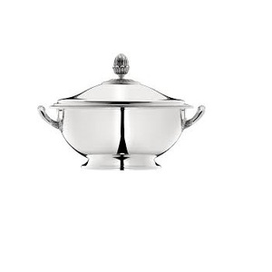 Sopera de Acero Inoxidable con Acabado Brillante, Diseño Moderno, Calentador de Alimentos Metálico Pulido para Servicios de Catering de Sopa Europea - Product Image 3