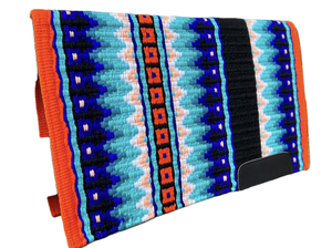 Almohadillas de sillín de lana occidentales hechas a mano auténticas con acabado Premium para espectáculos - Product Image 4