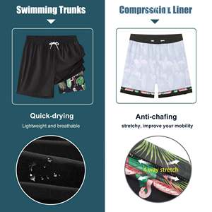 Maillots de bain personnalisés pour hommes, à séchage rapide, sensibles à la température, avec changement de couleur, short de bain, vêtements de sport, fitness, camouflage - Product Image 6