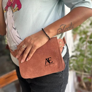 New Real Handmade Suede Leather Multi Pockets Waist Hip Bags With Adjustable Strap Stylish Unisex Leather Utility Fanny Packs - Product Image 1