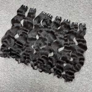 Top vente 2024 longue vierge droite pour dentelle perruque de cheveux humains vietnamiens non traités d'un seul donneur - Product Image 3