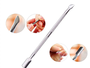 Hot Selling Double Ended Curved Stainless Steel Nail Cuticle Pusher Wide Jaw Opening for Finger Manicure-Professional ANAAIF - Product Image 4