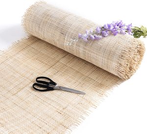 Cheap price <b>rattan</b> webbing <b>rolls</b> wholesale natural rotan cane mesh <b>roll</b> exported from Vietnam - Product Image 5