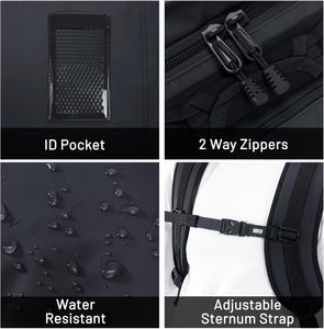 Sac à dos portable noir de haute qualité - Product Image 2