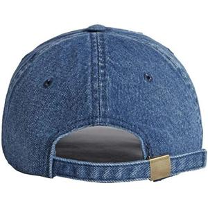 หมวกผ้ายีนส์สีซีดสำหรับสวมใส่ได้ทุกวันมีปีกเป็นฝอยทำจากผ้าฝ้ายนุ่มปรับได้สไตล์ใหม่2025 - Product Image 1