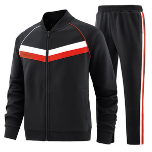 Survêtement en molleton de coton 100% pour homme Zipper Up & Jogger Plus Size Design personnalisé Streetwear Survêtement Casual Wear Survêtement - Product Image 3