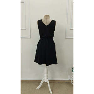 Jane's Women's Casual Viscose A-Line Mini <b>Dress</b> with Spaghetti Straps, V-Neck, and Shirred <b>Elastic</b> Waist for Summer Daily Wear - Product Image 6