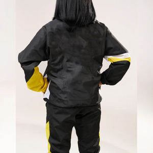 Trajes ligeros de poliéster para mujer, conjunto de 2 piezas para exteriores, conjunto de traje cortavientos, chándales impermeables con logotipo personalizado - Product Image 3