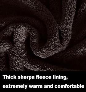 Sudadera con cremallera personalizada para hombre de talla grande Unisex Invierno 2 uds 100% algodón polar de gran tamaño grueso hombro caído - Product Image 4