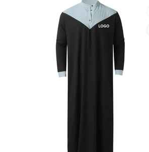 Hombres de alta calidad islámicos tradicionales Thobes en buen diseño y hombres saudíes personalizados Thobes 2025 - Product Image 4