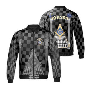 Chaqueta Masónica de Primera Calidad con Bordado Personalizado de Escuadra y Compás - Product Image 1