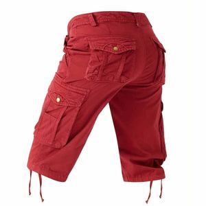 2024 Custom High Street Style Denim Cargo Shorts para hombres Lona transpirable Cordón medio Tallas grandes Hasta la rodilla Gimnasio de verano - Product Image 3