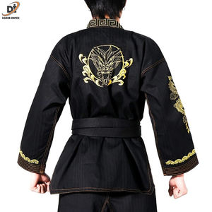 Nuevo diseño de uniforme de Taekwondo de secado rápido de talla grande antiarrugas Taekwondo traje de entrenamiento de artes marciales bajo MOQ - Product Image 3