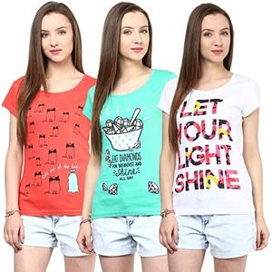 T-shirt 100% coton de qualité supérieure pour filles avec imprimé - Product Image 4