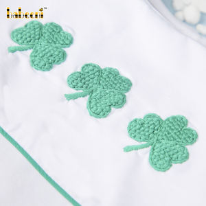 Babeeni OEM ODM Ensemble pour garçon en crochet à motif animal personnalisé, broderie artisanale, style luxueux, vêtements pour enfants en coton OEKO-TEX - Product Image 5