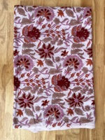 Tissu non tissé en coton imprimé floral, séchage rapide, écologique, poids moyen, pour textiles de maison, robes, sacs, auvents pour garçons