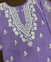 Robe Kurti en soie brodée de marque de créateur de mode, prix bas, nouvelle tenue indienne, tenue de fête traditionnelle
