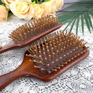 High Quality Wooden <b>Massage</b> Comb Natural Wood Wide Tooth <b>Hair</b> Care <b>Scalp</b> <b>Massage</b> Tool - Product Image 4