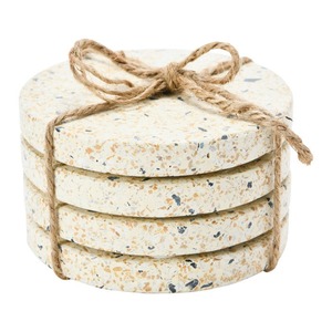 Wholesale Round Stone <b>Coasters</b> with Custom Engraving New Arrival Stone <b>Drink</b> <b>Coasters</b> for Coffee Tables Hot Selling Natural - Product Image 1