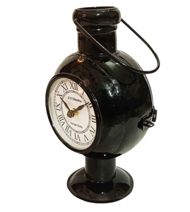 Ak Brass Artistic Modern <b>Table</b> Clock for Home Styling Timeless Elegance: Metal <b>Decorative</b> <b>Table</b> Centerpiece - Product Image 4