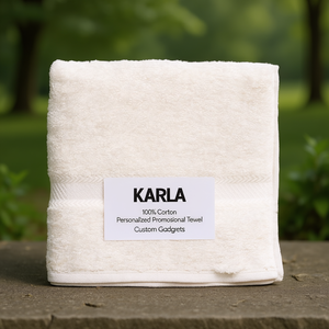 Asciugamano Promozionale Personalizzato Karla 100% Cotone, Gadget Personalizzati - Product Image 3