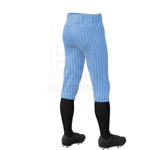 Pantalons de baseball pour hommes à prix de gros, pour usage extérieur, vêtements de sport, vêtements de baseball, en coton, personnalisables - Product Image 5