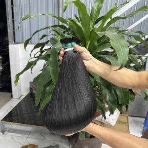 Haute qualité vietnamien soyeux bébé cheveux fins 100% cheveux humains naturels en vrac - Product Image 1