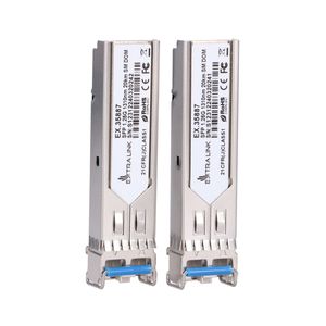 Module SFP Extralink 1.25G, lot de 2, 1.25 Gbit/s, LC/UPC, 1310 nm, 20 km, monomode, DOM - Product Image 3