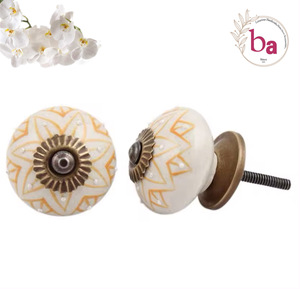 Bouton et poignées en céramique de qualité d'exportation de style moderne [CK 218] pour armoires tiroirs armoires commodes salles de bains cuisines - Product Image 1