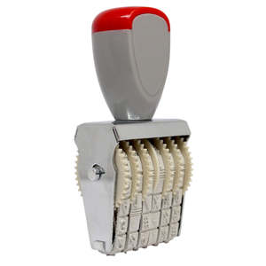 Tampon de numérotation à 6 chiffres avec symboles - Product Image 4