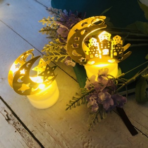 Décoration du Ramadan Eid Mubarak Bougie en fer Lumière LED Ornement <span class=keywords><strong>Islam</strong></span> Musulman Décoration <span class=keywords><strong>de</strong></span> fête à domicile Eid Al-Fitr Kareem Cadeau - Product Image 6