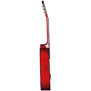 Guitarra Clásica Acústica Eko Gloss Red Burst con Cuerdas de Nylon, Serie Studio 4/4, 0169969, Fondo y Laterales de Palisandro y Caoba, Escala de 650 mm - Product Image 3