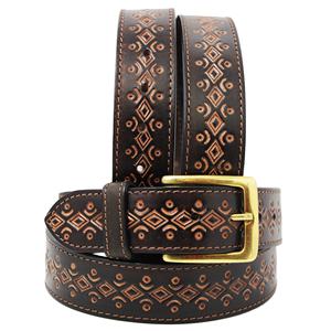 เข็มขัดหนังวัวหัวเข็มขัดโลหะอัลลอยเกรดแบบตะวันตกดีไซน์อุปกรณ์มือ - Product Image 2