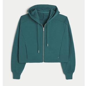 Sudadera Corta con Capucha Personalizada para Mujer 2024, Ecológica, Transpirable, de Algodón, Mangas Largas, Diseño de Moda de Invierno, Venta al por Mayor - Product Image 5