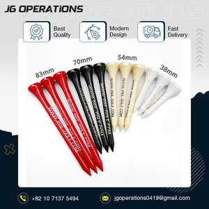 Vendita in tutto il mondo di qualità superiore quantità di massa di dimensioni personalizzate e Logo stampa Plain legno plastica Golf tee a prezzo all'ingrosso - Product Image 2