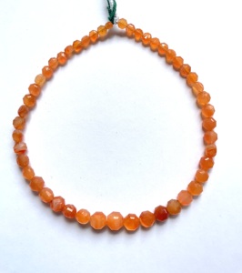 Perles de cornaline naturelle, pierres précieuses naturelles pour la création de bijoux fins. - Product Image 1