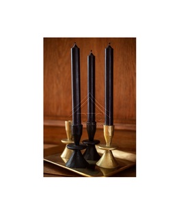 เชิงเทียนเหล็กโลหะแบบชนบทที่มีรายละเอียดที่ซับซ้อนสำหรับบ้านไร่และการตกแต่งบ้านแบบคลาสสิก - Product Image 1