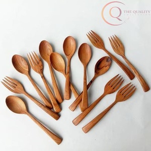 ชุดช้อนส้อมไม้ออร์แกนิก ผิวสัมผัสแบบด้าน  ภาชนะใช้แล้วทิ้งที่ยั่งยืนสำหรับไลฟ์สไตล์ที่รับรู้และใส่ใจ - Product Image 5