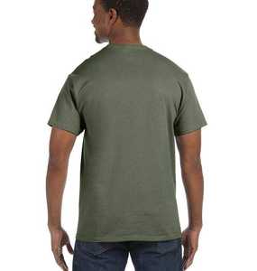 Camiseta de fabricante de ropa, camiseta personalizada con estampado ecológico, camiseta sostenible de algodón orgánico de cáñamo para hombres - Product Image 2