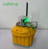 Lumière de seuil de piste LED portable verte rechargeable pour aéroport et aérodrome avec option solaire