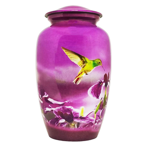 Cremation Urns Aluminum <b>Memorial</b> Urns <b>Keepsake</b> (3 cu in) & Adult Size (220 cu in) Leakproof Engravable Home <b>Memorial</b> Display - Product Image 5