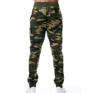 Pantalons de jogging décontractés pour hommes avec logo personnalisé Pantalons de camouflage en molleton épais Collection du fabricant de tissus en toile - Product Image 2
