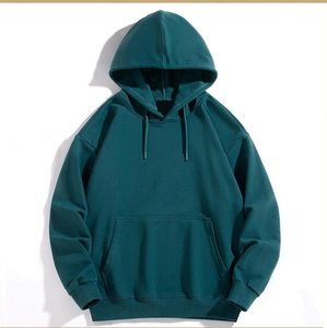 Pulls à capuche d'hiver en gros, impression OEM, broderie de logo, unisexe, survêtement uni, personnalisé pour hommes - Product Image 1