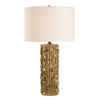 Lampe de table en céramique d'argile minimaliste