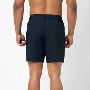 Short 100% coton de haute qualité pour homme logo imprimé personnalisé couleur unie anti-rides avec poches latérales confortable short pour homme - Product Image 6