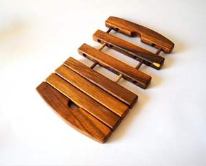 Dessous de plat en bois carré professionnel Design moderne artisanat Dessous de plat en bois carré à un prix abordable - Product Image 5