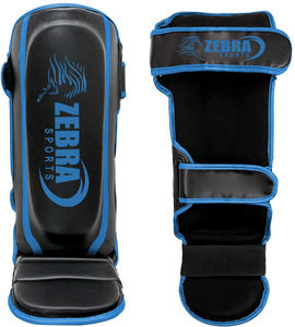 Espinilleras de cuero genuino Muay Thai 2023 con logotipo personalizado, espinilleras para entrenamiento de gimnasia, fútbol/deportes de fútbol, gran oferta para boxeo MMA - Product Image 5